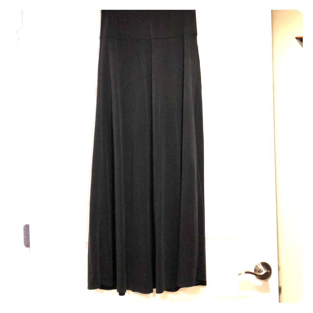 Black maxi skirt